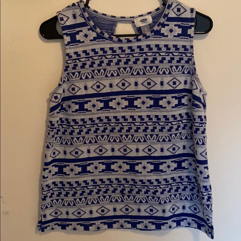 Aztec Blue Old Navy Tank Top